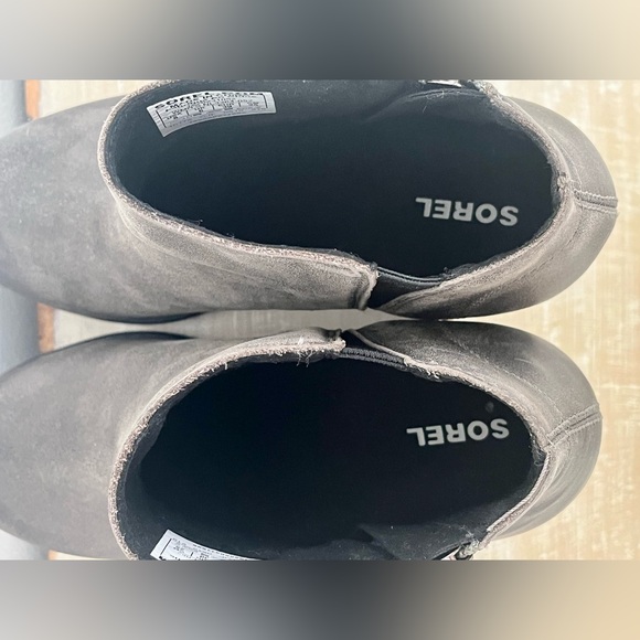 Sorel Women's Joan of Arctic Wedge III Zip Boot Waterproof Leather bootie 8 - Picture 6 of 10